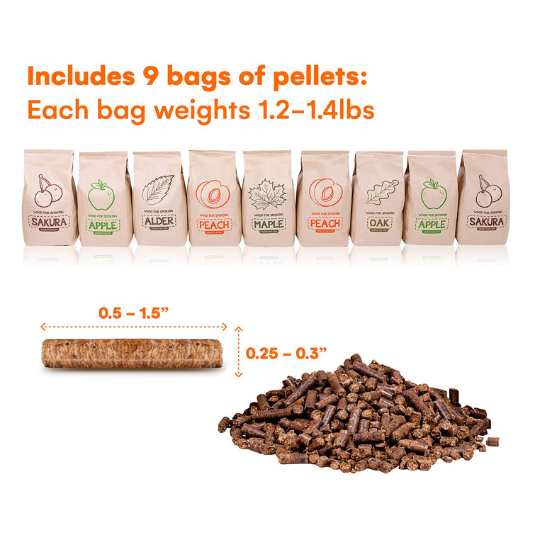 Peach wood pellets deals